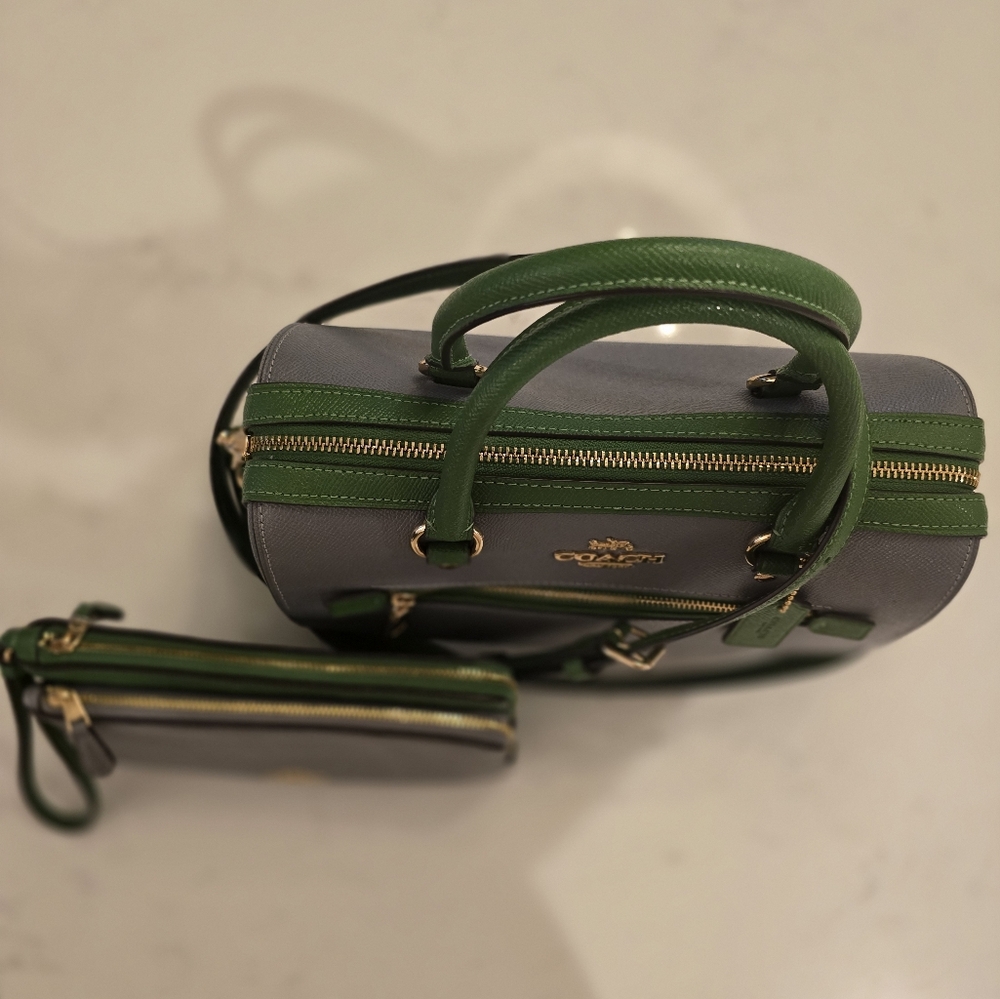 Coach Rowan Satchel & Double Zip Wallet - Picture 3 of 13